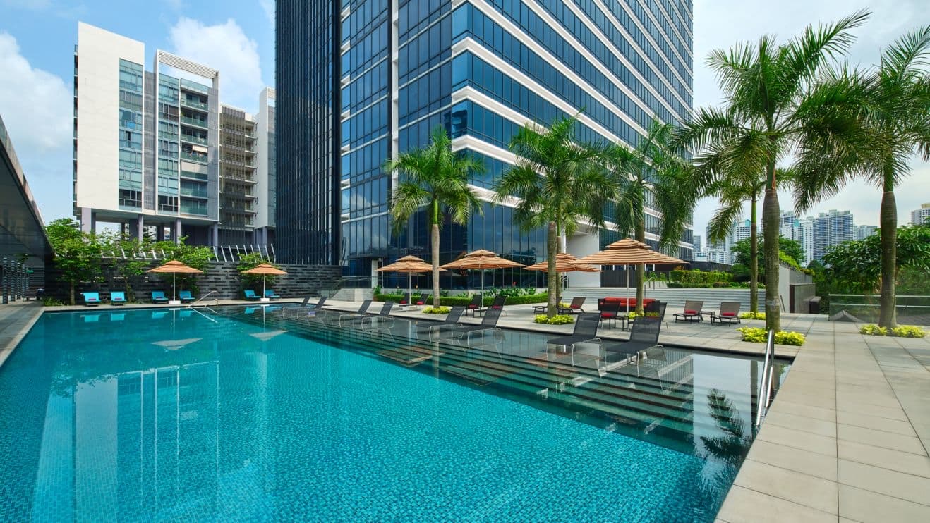 Aloft W XYZ Bar setting, the venue Twin Spirits authored the APAC cocktail framework for.
