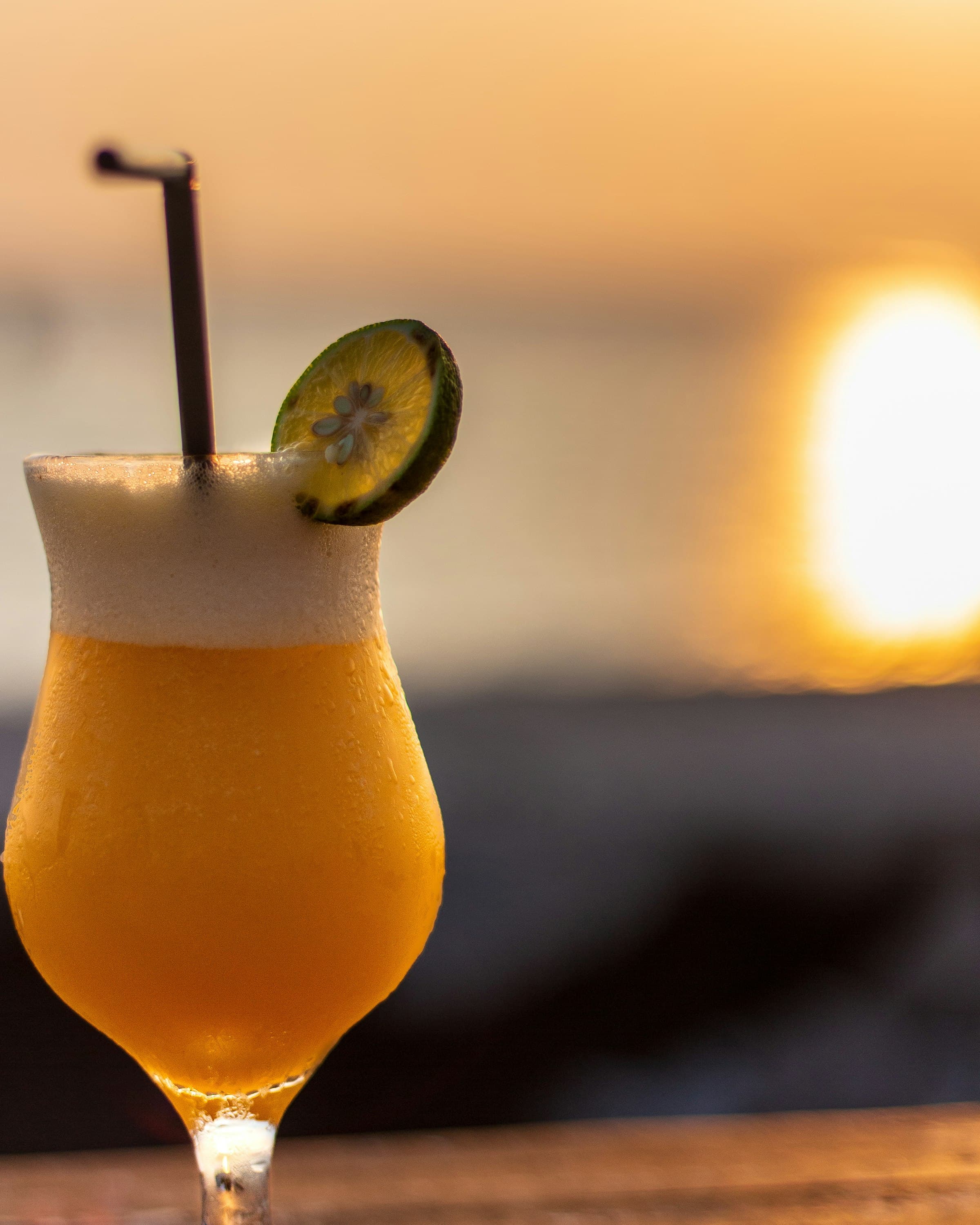 A signature serve in golden hour: citrus-forward, low ABV, built for the heat.